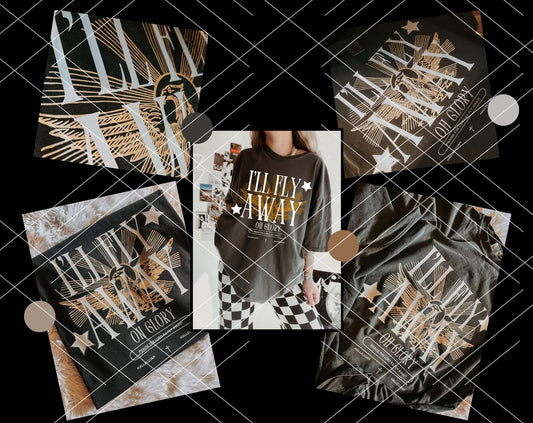 I’ll Fly Away Oh Glory Comfort Colors Tshirt