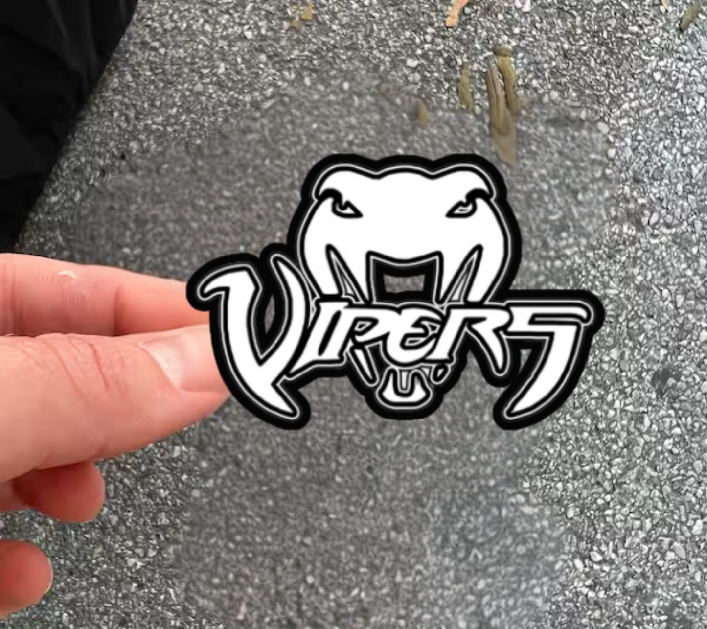 Personalized Vipers Logo Car Decal Or Water Bottle Sticker