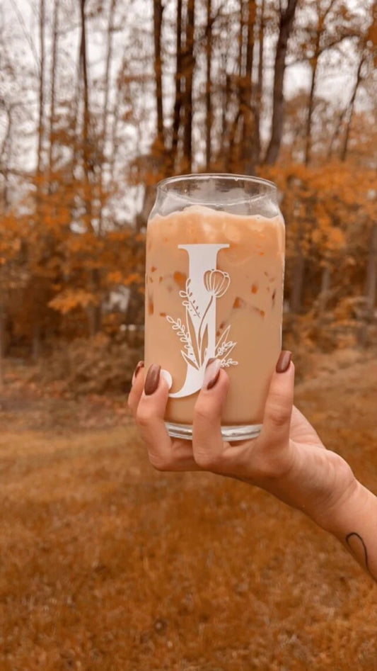 Personalized Iced Coffee/Beer Can Glass