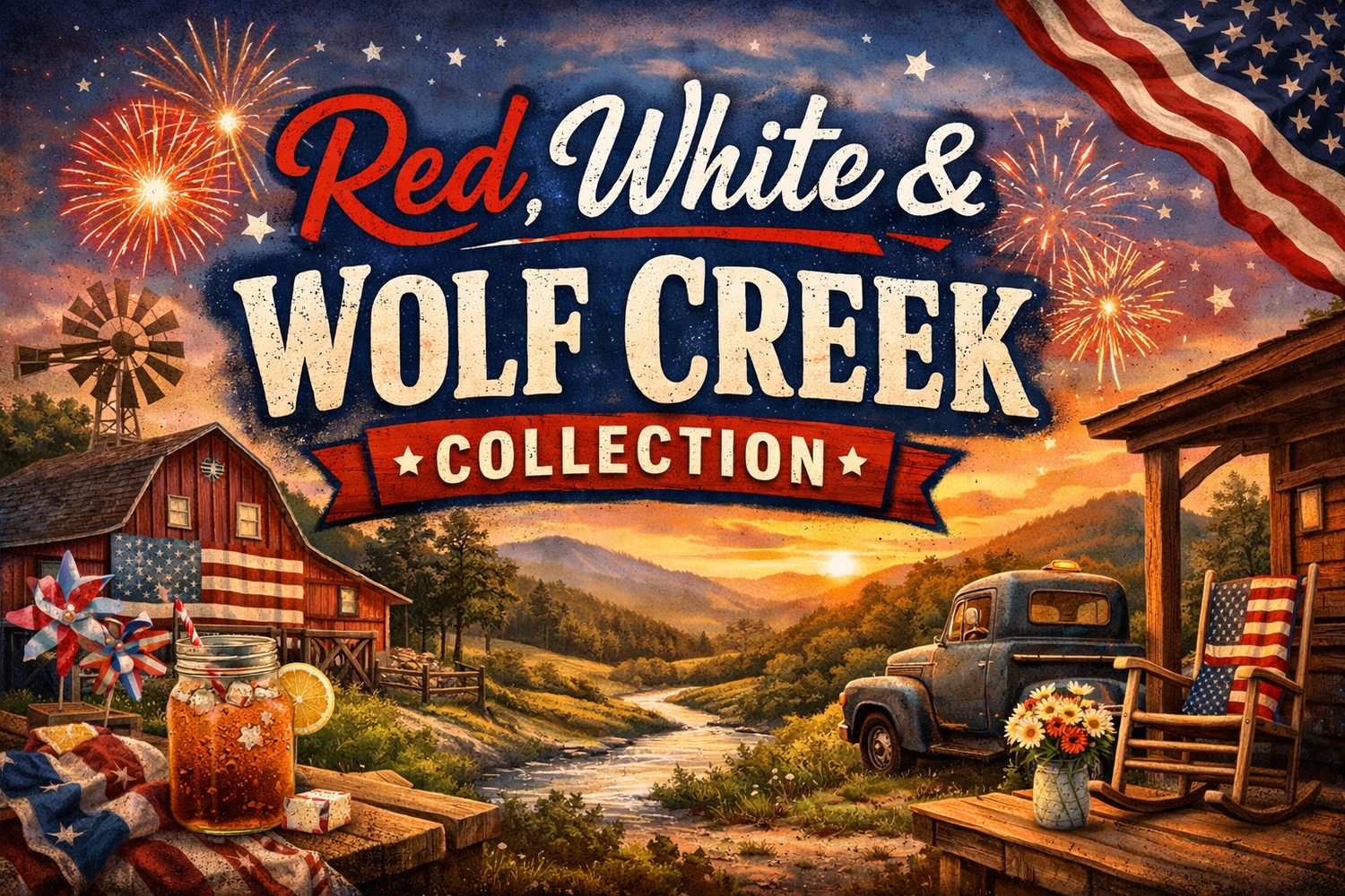 The Red, White, And Blue Collection...