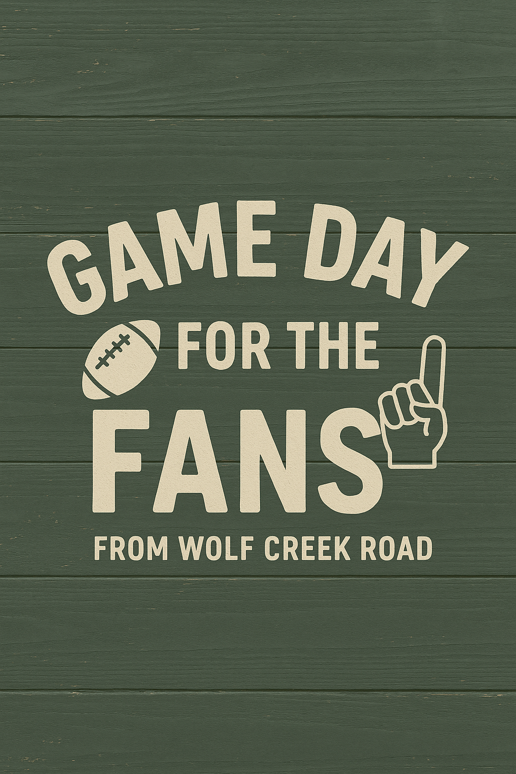 Game Days:  For The Fans