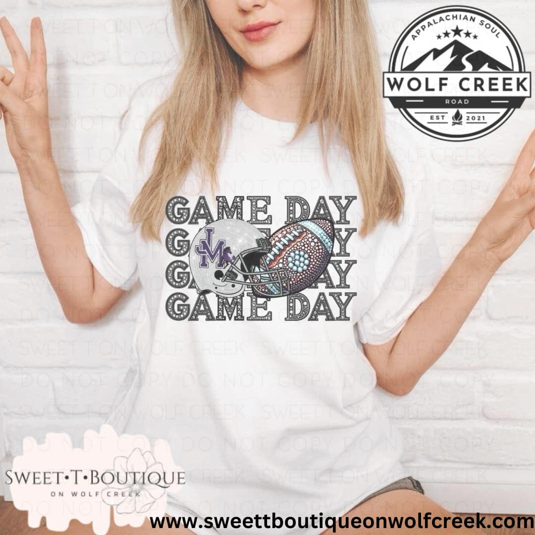 Game Day James Monroe Faux Rhinestone Sweet T