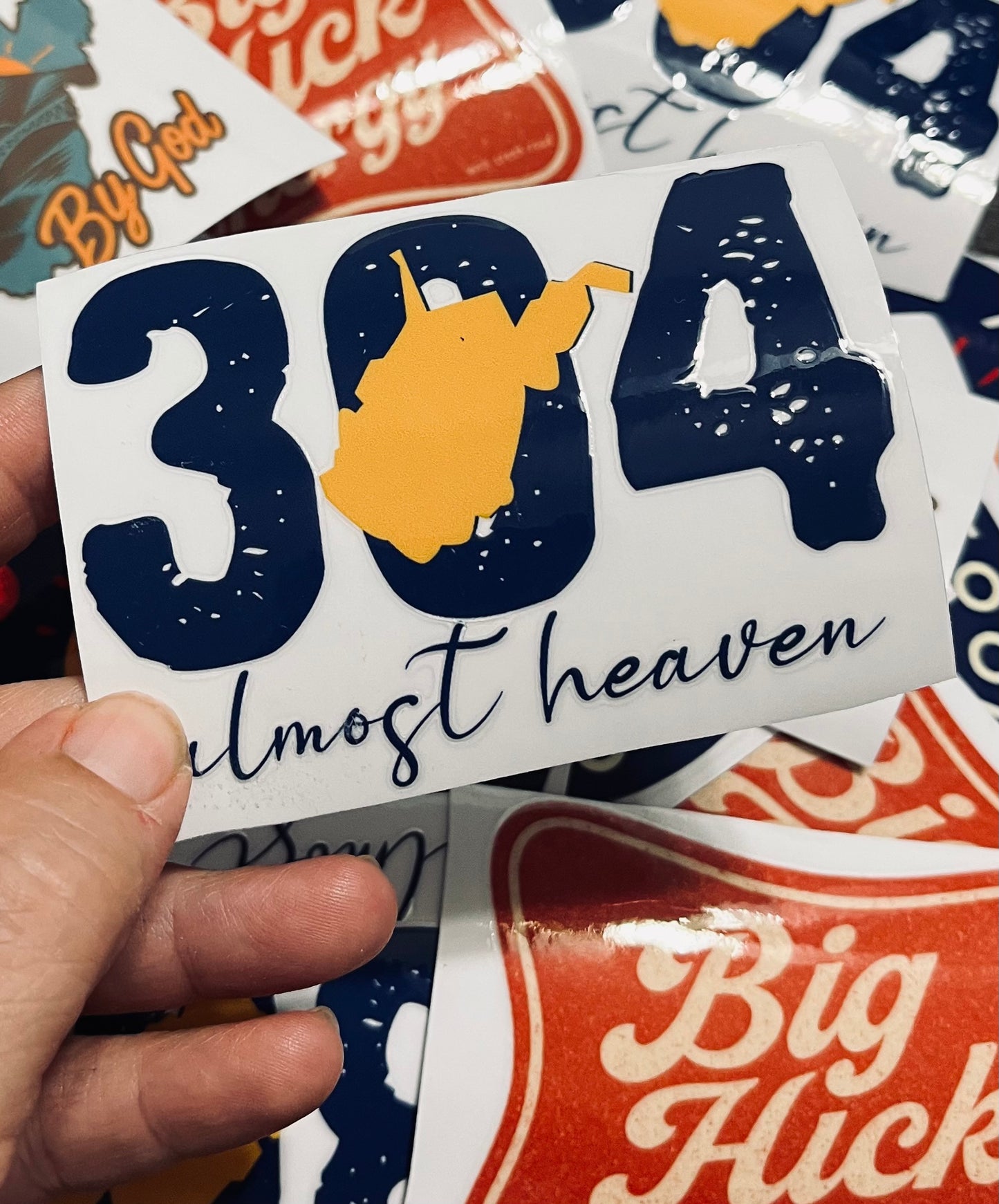 304 Almost Heaven Sticker