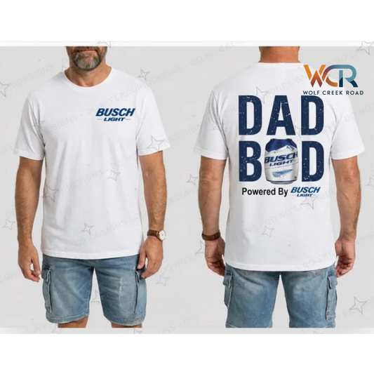 Dad Bod Powered By... Short Sleeve T-Shirt