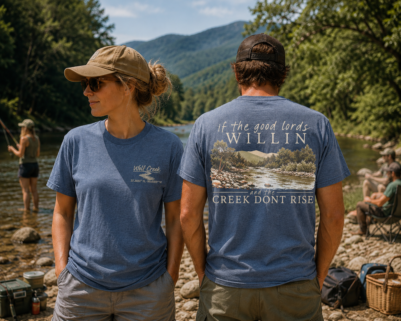 Wolf Creek | If the Good Lord's Willin' & the Creek Don't Rise Graphic T-Shirt
