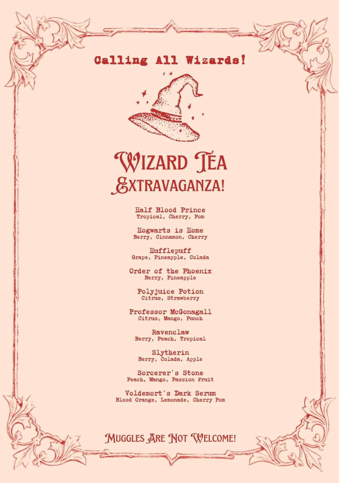 Harry Potter Loaded Tea Bomb Kits