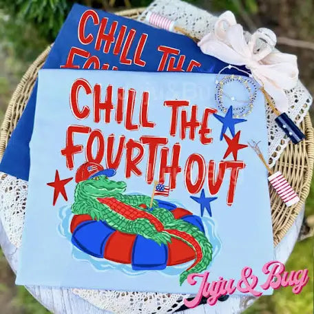 Chill the 4th Out, Gator Short Sleeve T (Copy)