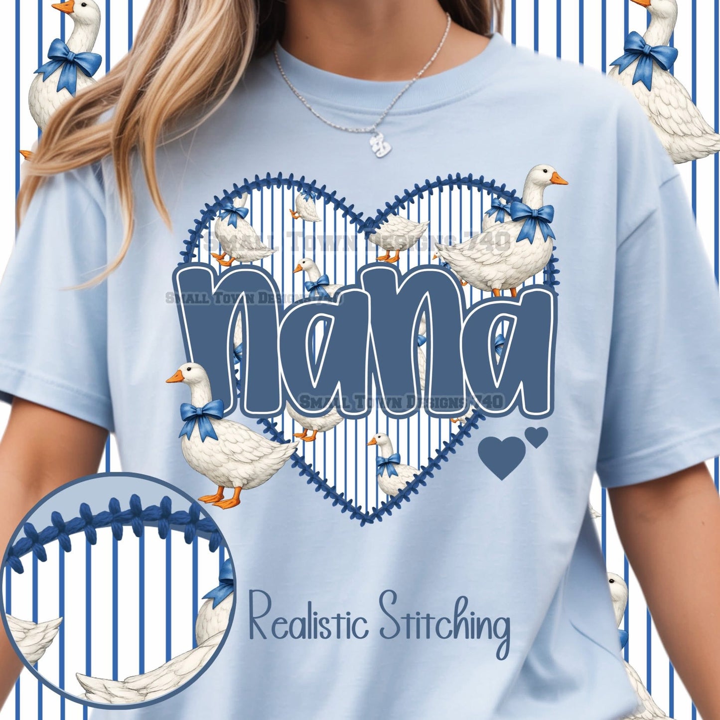 Vintage Goose Mama, Mimi, Custom Name Shirt