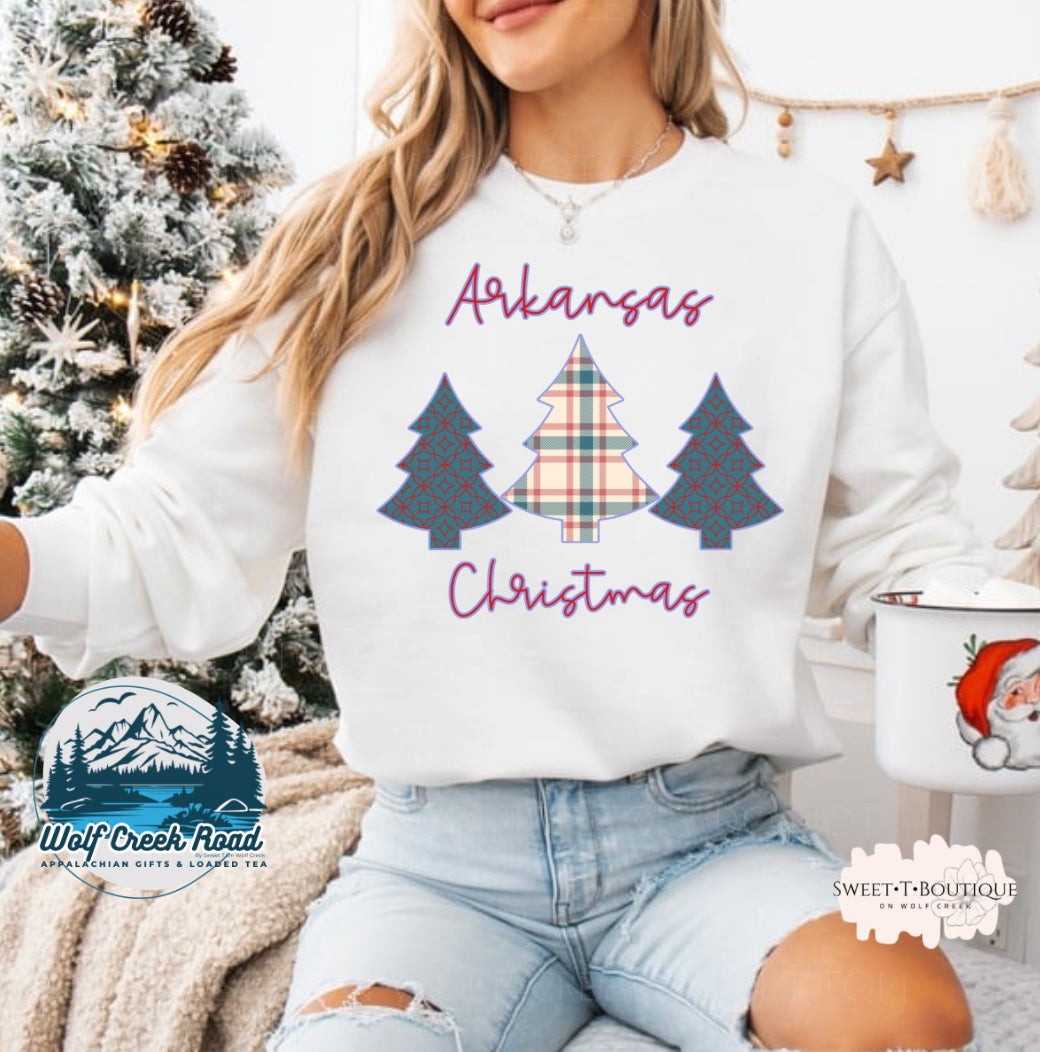 Arkansas Christmas Crewneck