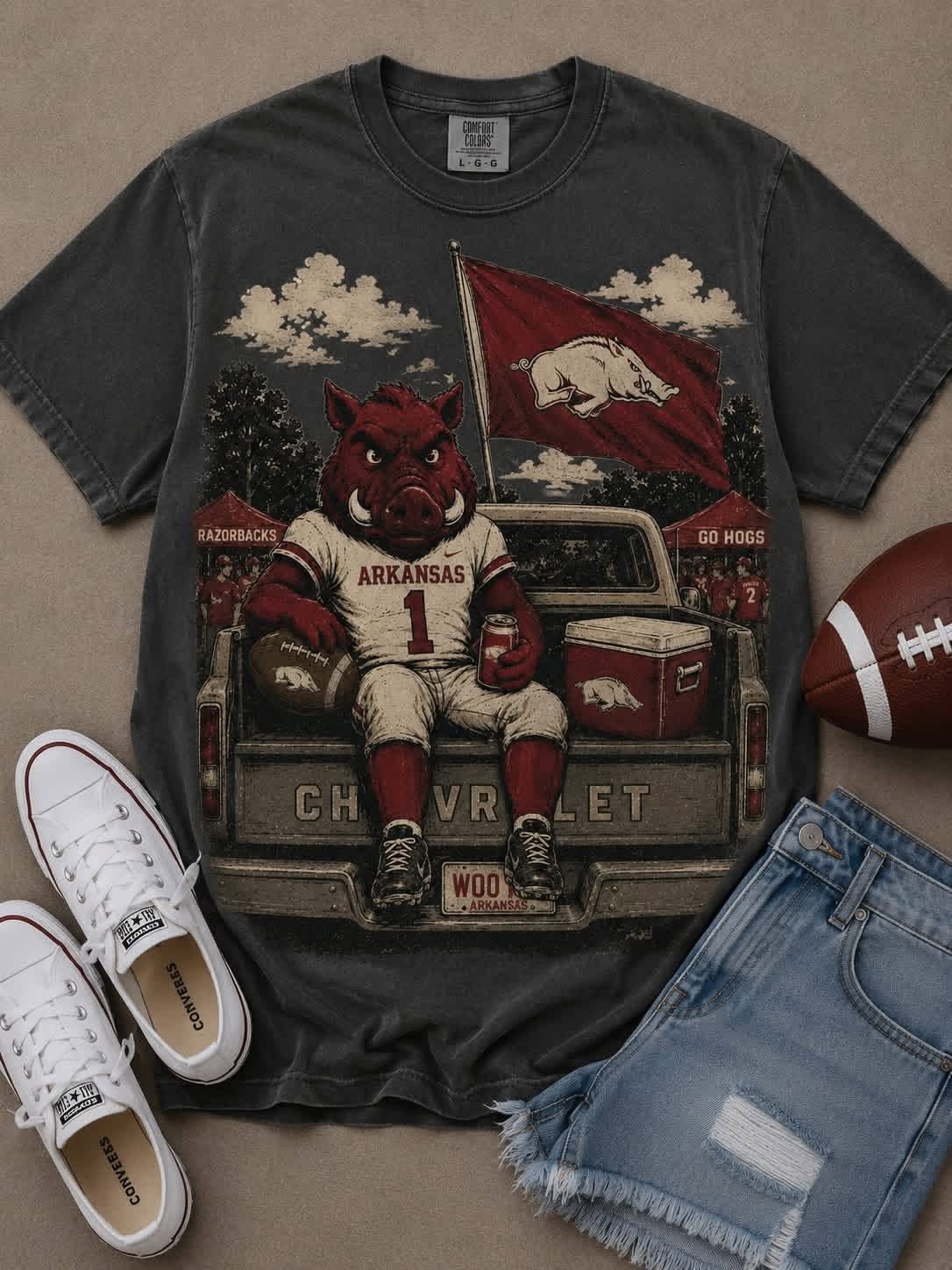 Mascot Game Day Tailgate Comfort Color T-Shirt
