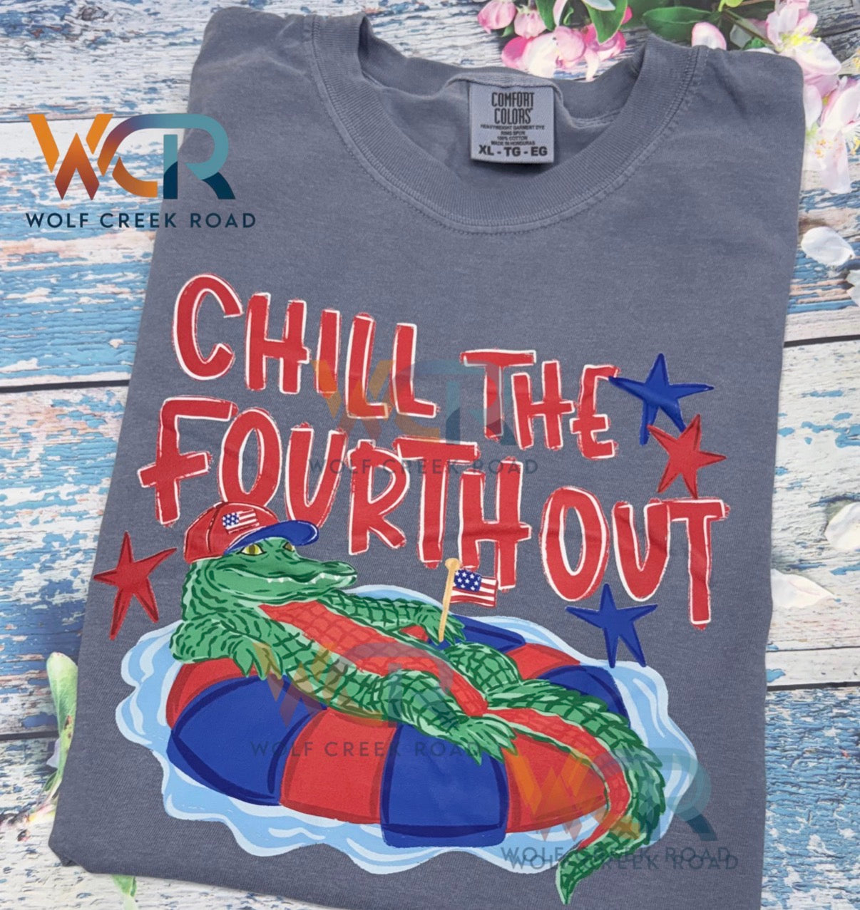 Chill the 4th Out, Gator Short Sleeve T (Copy)