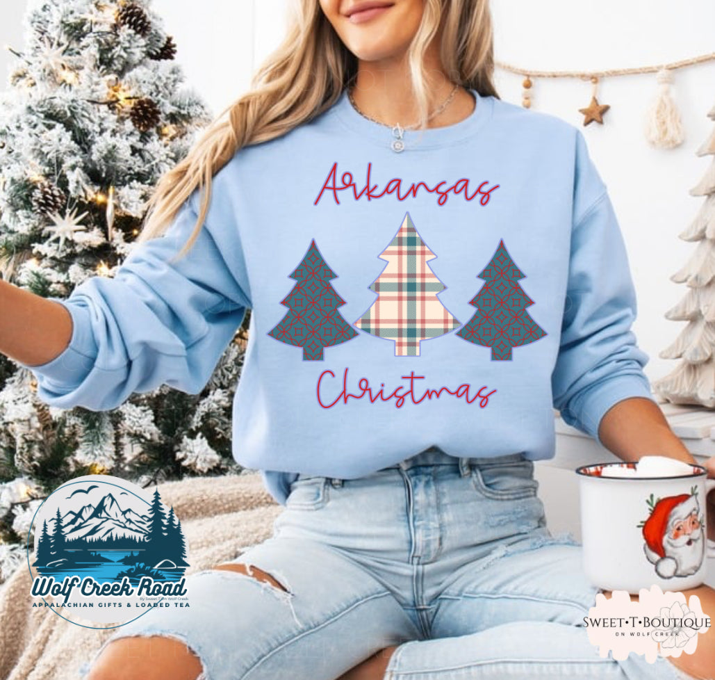 Arkansas Christmas Crewneck