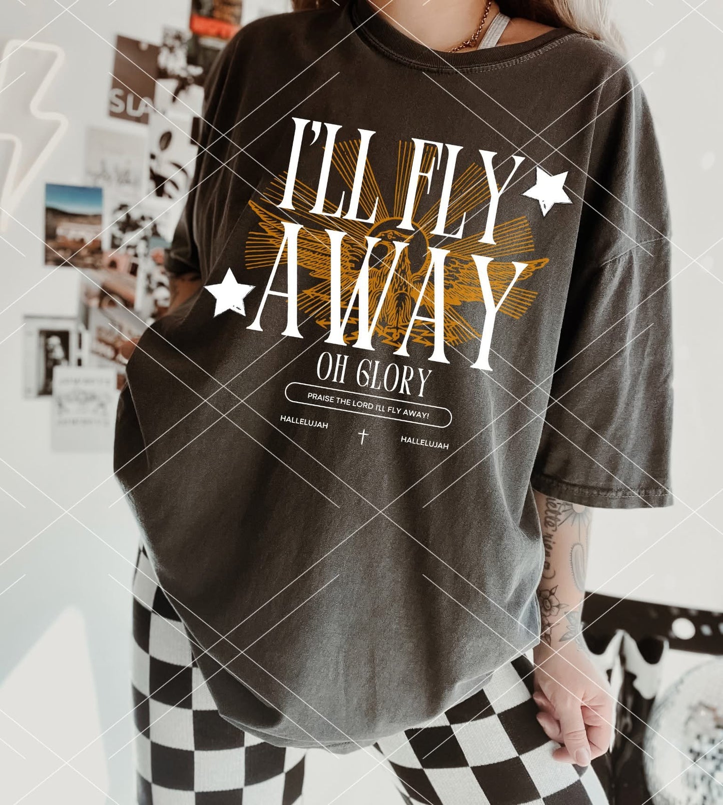 I’ll Fly Away Oh Glory Comfort Colors Tshirt