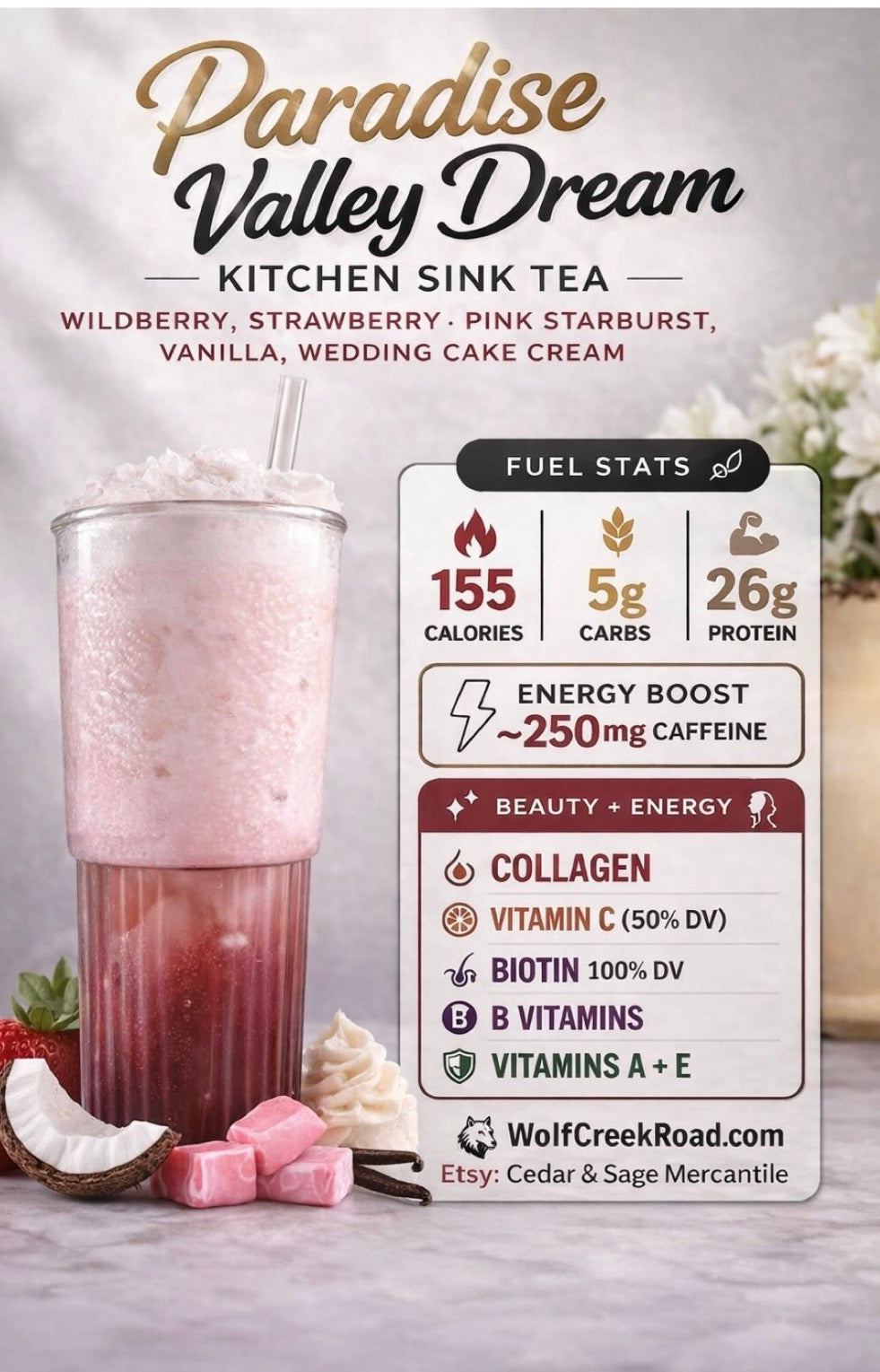 ProTEA Loaded Tea Bombs | High Energy Protein + Collagen Tea Mix