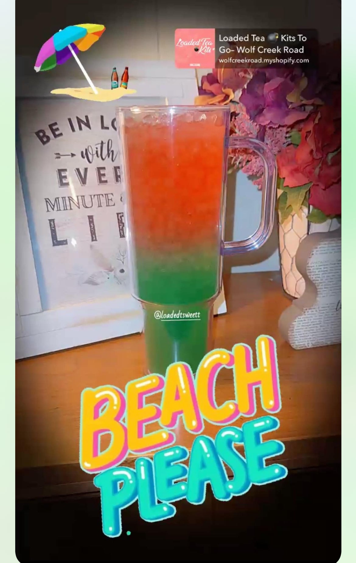 Creekside Regular Menu Single Serve Packs Loaded Tea Bomb