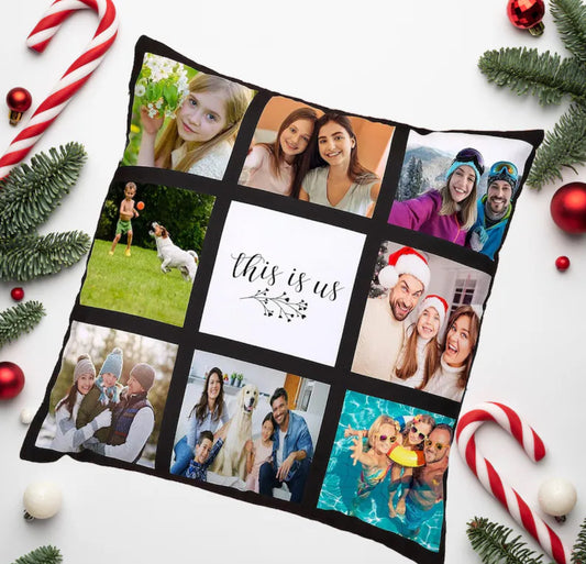 Custom Photo Throw Pillow