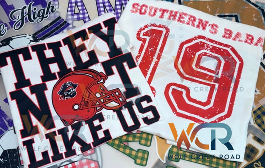 They Not Like Us Peterstown Pirates COMFORT COLORS OR SOFTSTYLE Short Sleeve