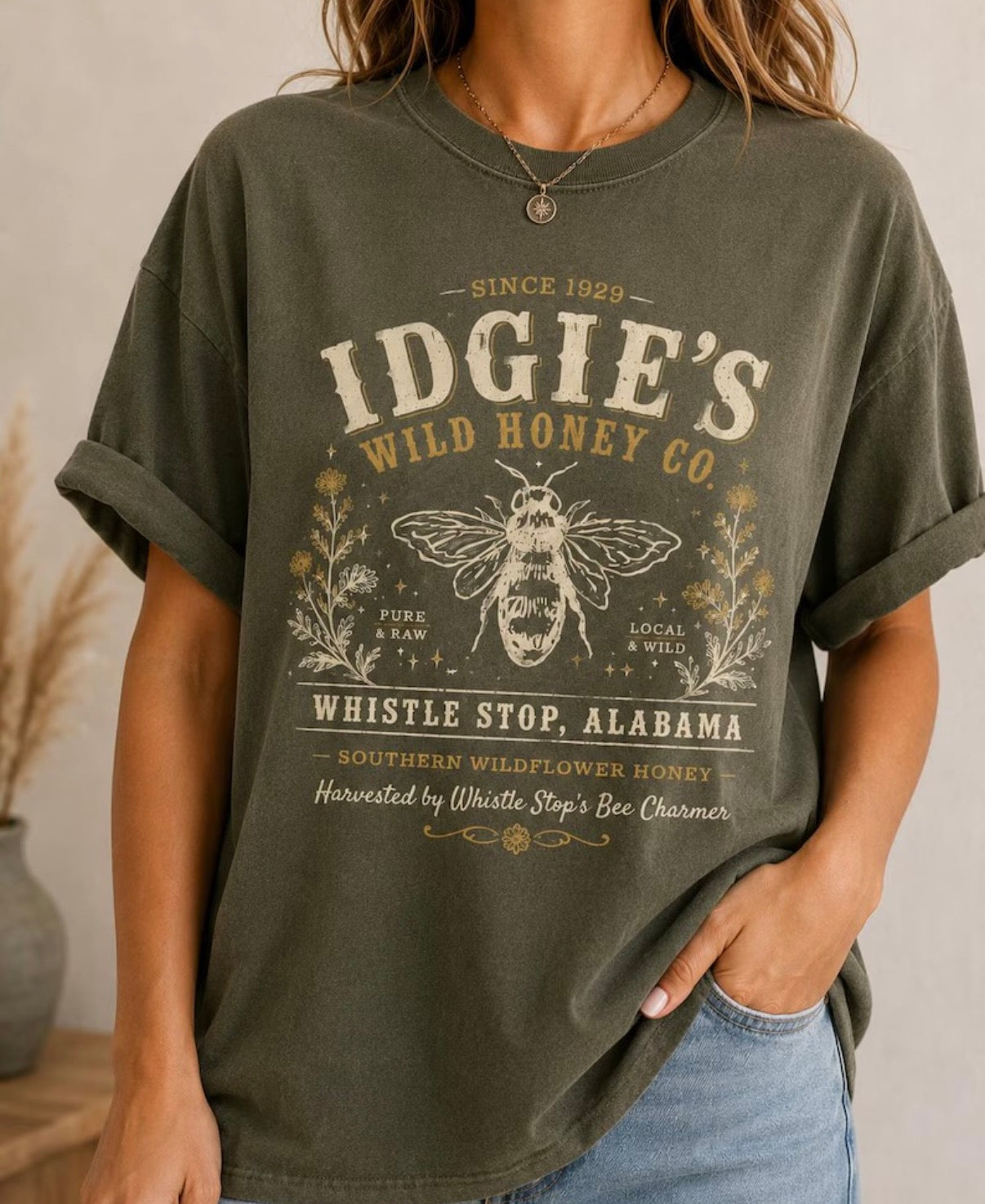Idgie’s Wild Honey Co. Comfort Colors Short Sleeve T-Shirt