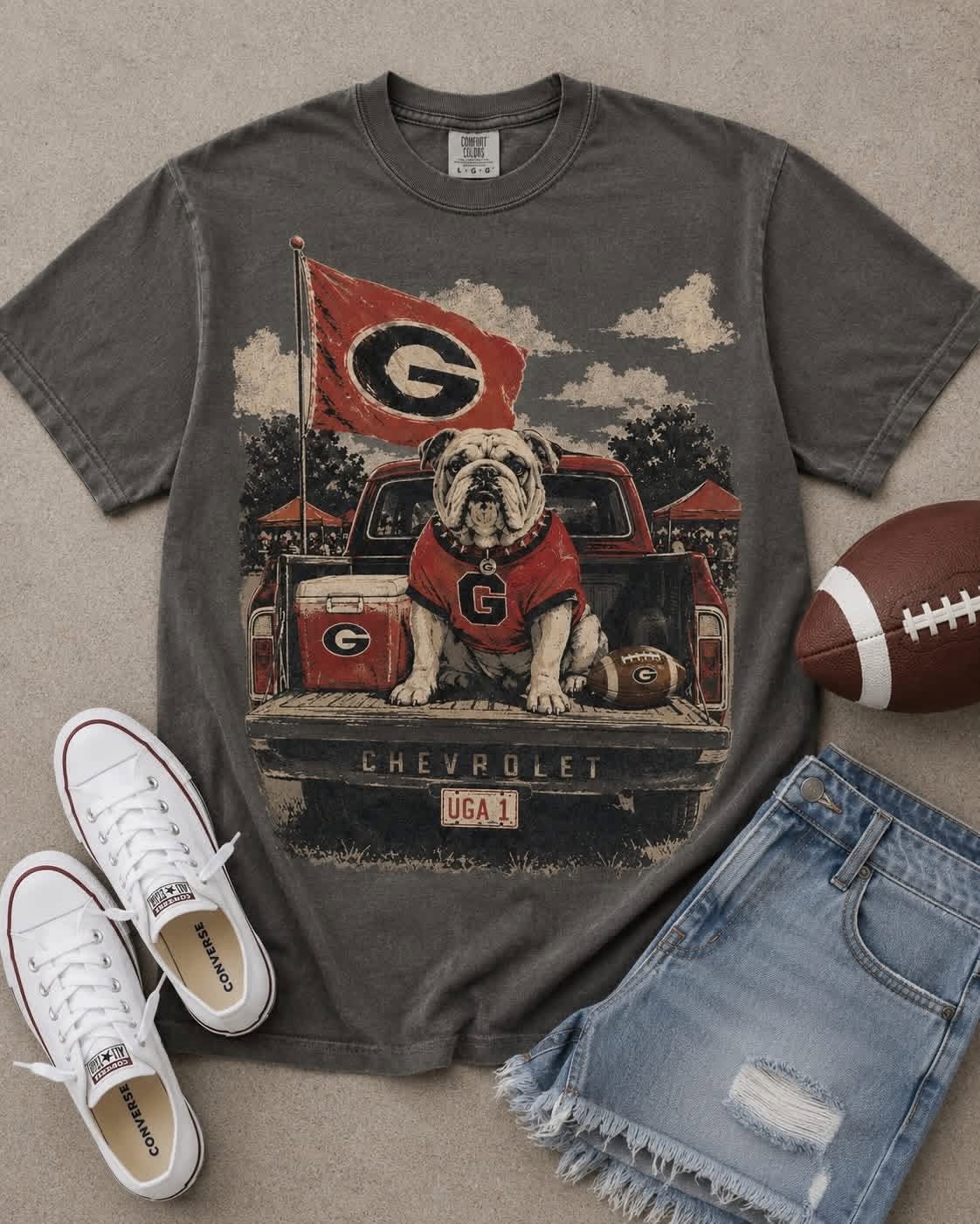Mascot Game Day Tailgate Comfort Color T-Shirt