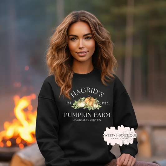 Hagrid’s Pumpkin Farm Crewneck Sweatshirt