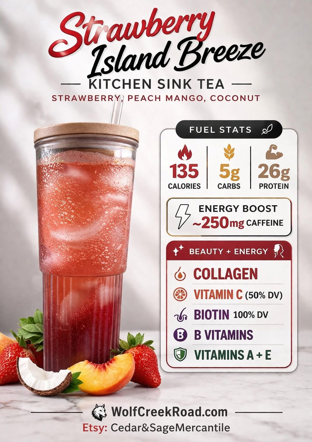 ProTEA Loaded Tea Bombs | High Energy Protein + Collagen Tea Mix