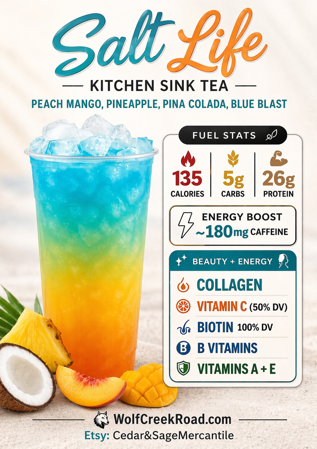 ProTEA Loaded Tea Bombs | High Energy Protein + Collagen Tea Mix