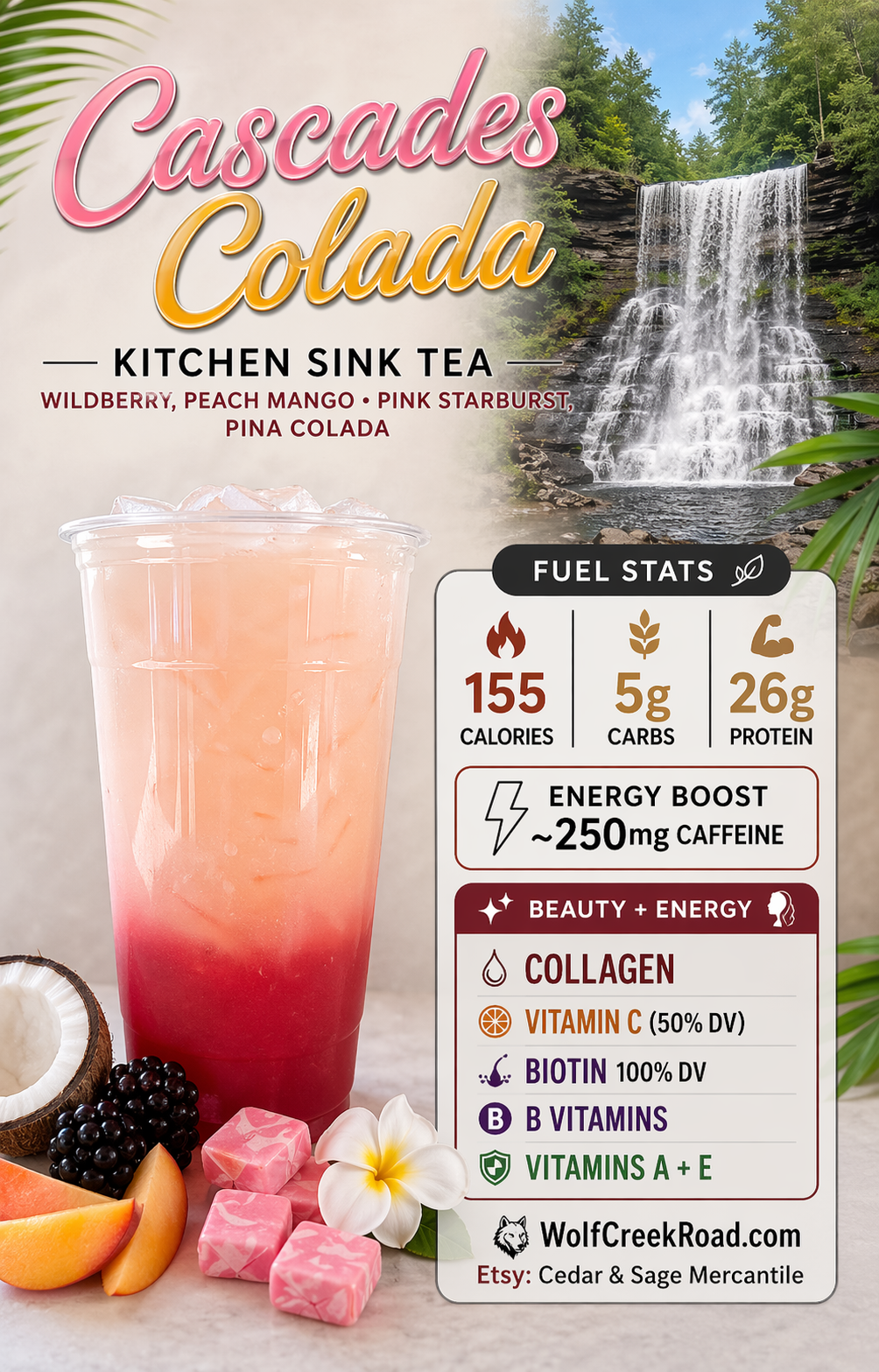 ProTEA Loaded Tea Bombs | High Energy Protein + Collagen Tea Mix