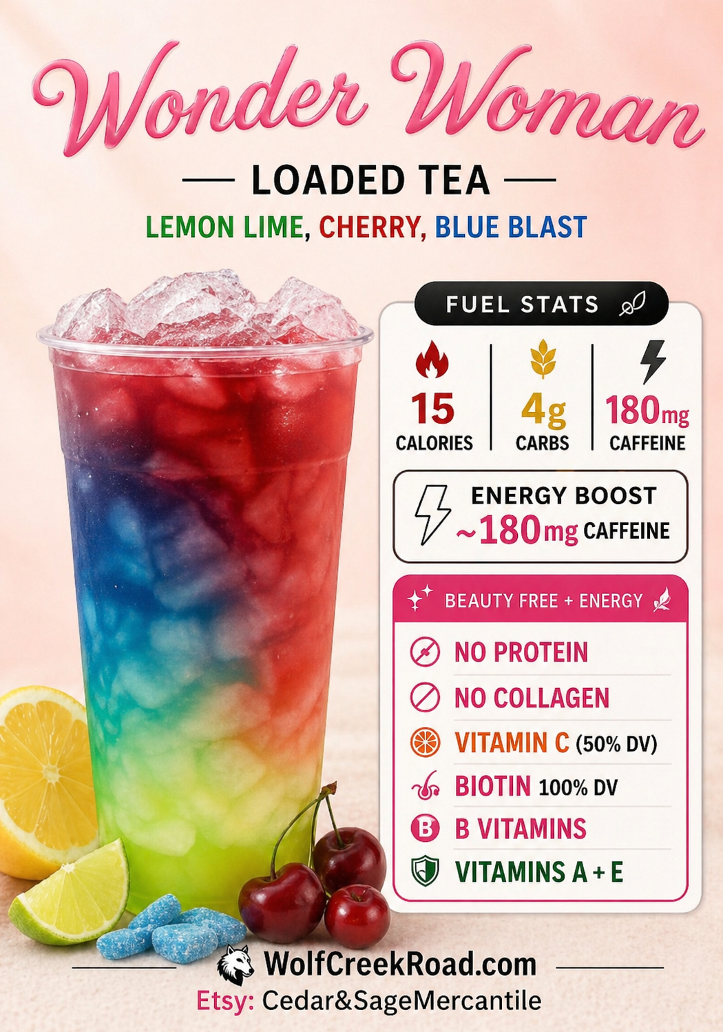2026 Spring Loaded Tea Bomb Menu