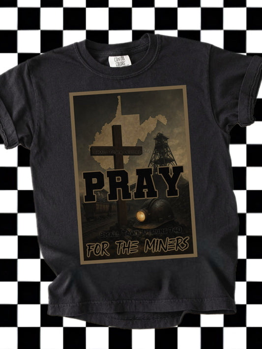 Pray For WV Miners Short Sleeve, Long Sleeve, Crewneck Sweatshirt