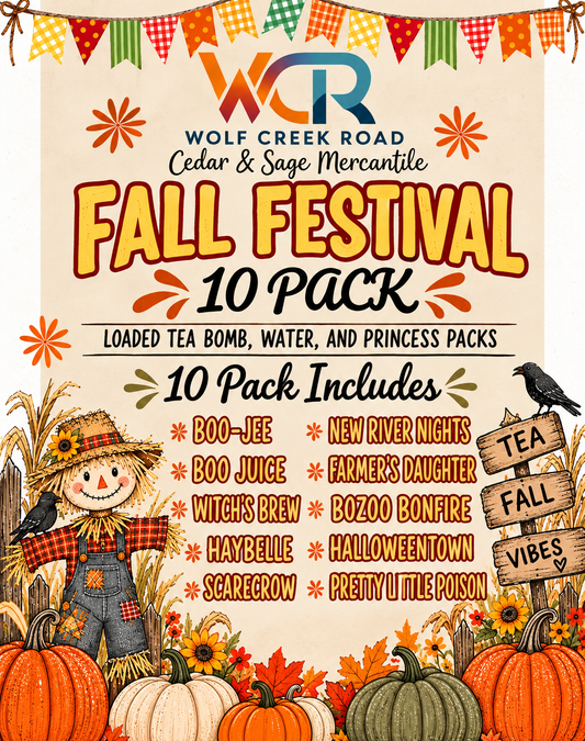FALL FESTIVAL 5 PACK, 10 PACK, or 15 PACK Loaded Tea Bundle- Bundle Special *NO SUBSTITUTIONS