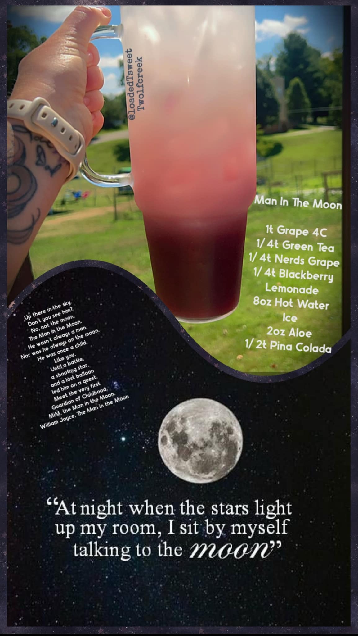 Creekside Regular Menu Single Serve Packs Loaded Tea Bomb