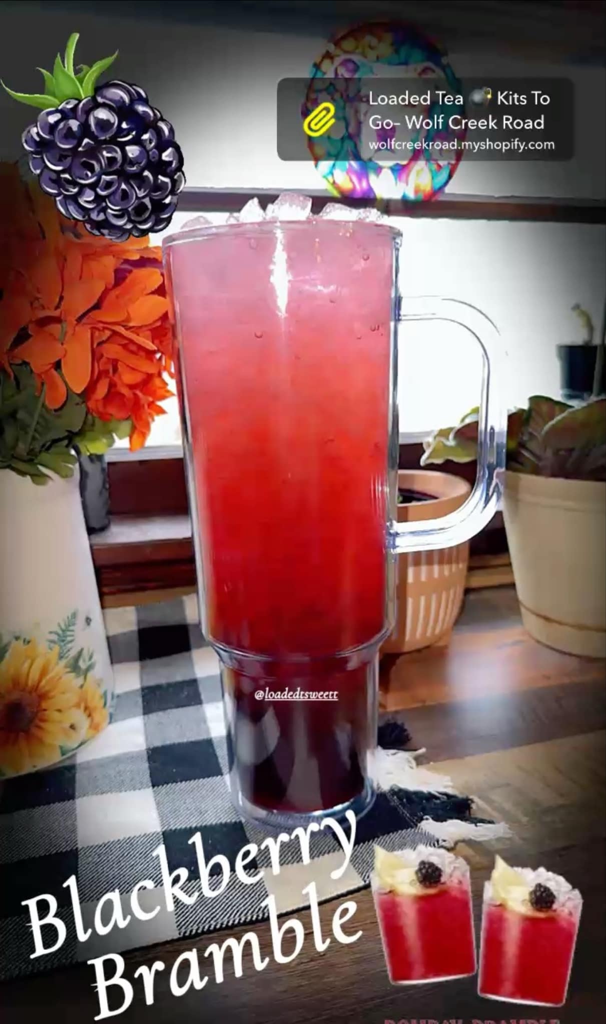 Creekside Regular Menu Single Serve Packs Loaded Tea Bomb