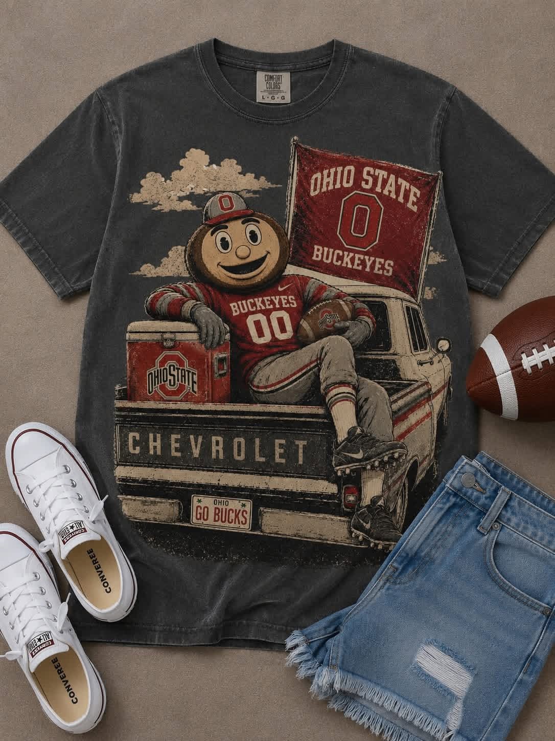 Mascot Game Day Tailgate Comfort Color T-Shirt