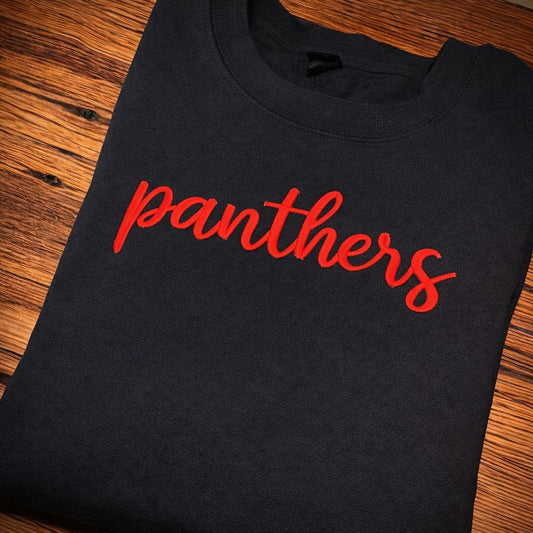 3D Puff Embroidered Panthers Shirt