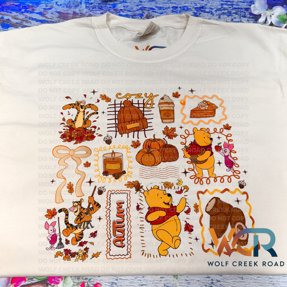 Pooh & Friends Fall COMFORT COLORS OR SOFTSTYLE CREWNECK SWEATSHIRT