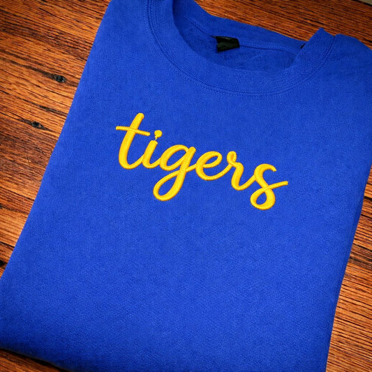 3D Puff Embroidered Tigers