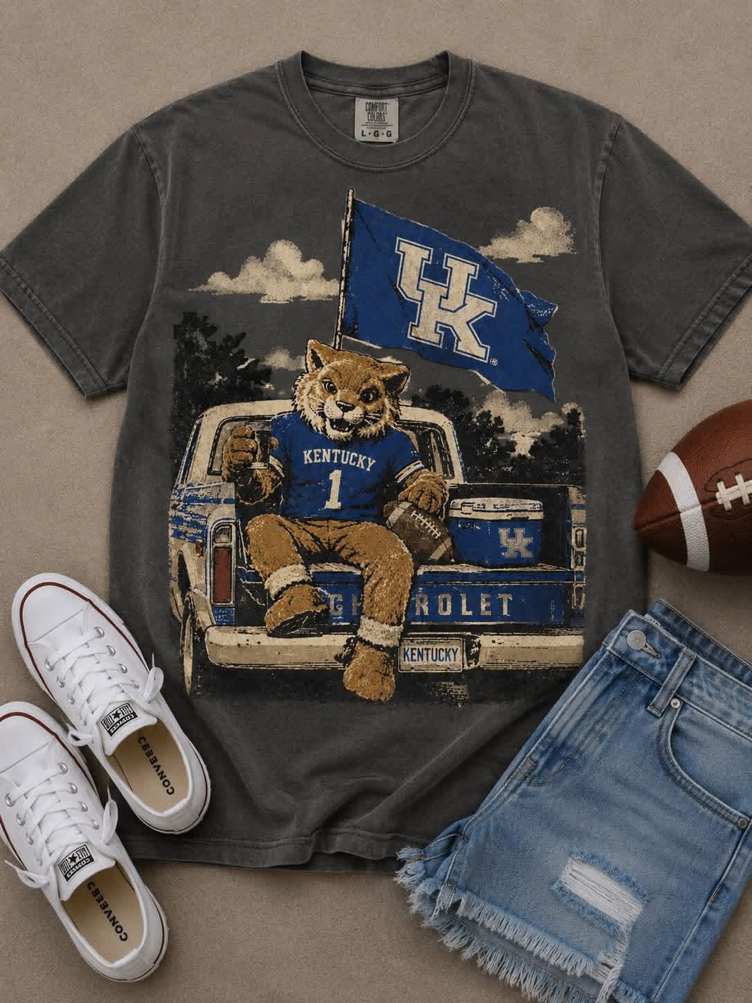 Mascot Game Day Tailgate Comfort Color T-Shirt