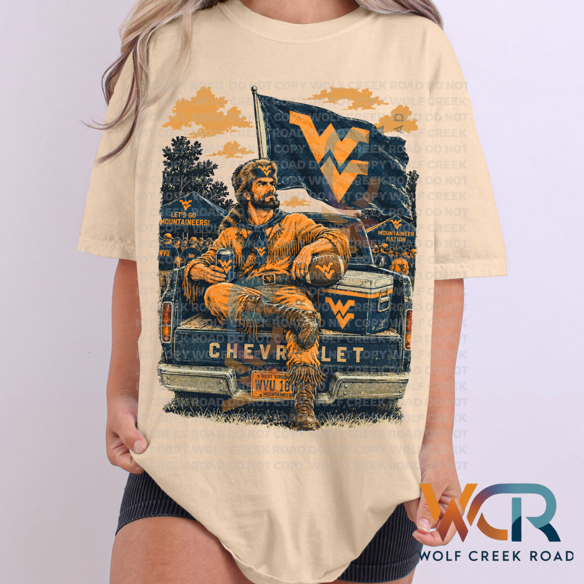 West Virginia Tailgate Comfort Colors Short Sleeve