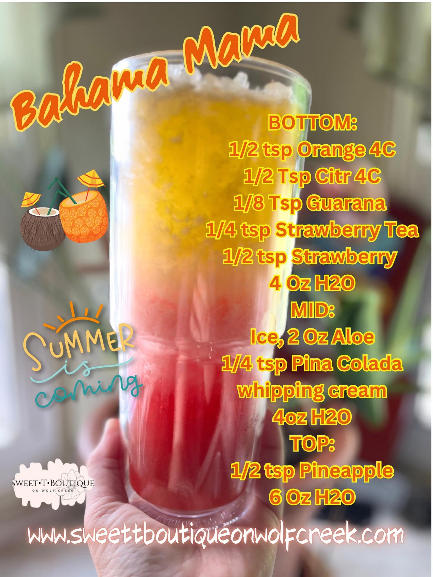 Creekside Regular Menu Single Serve Packs Loaded Tea Bomb