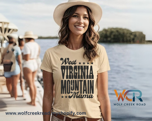 West Virginia Mountain Mama Vintage Tee