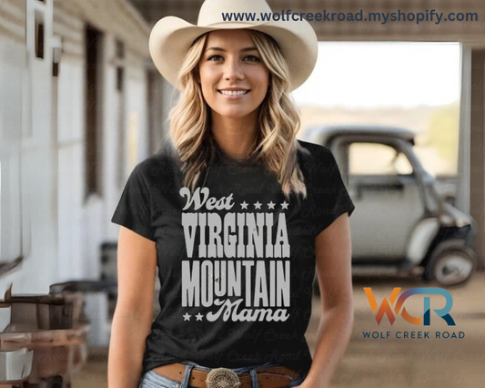 West Virginia Mountain Mama Vintage Tee