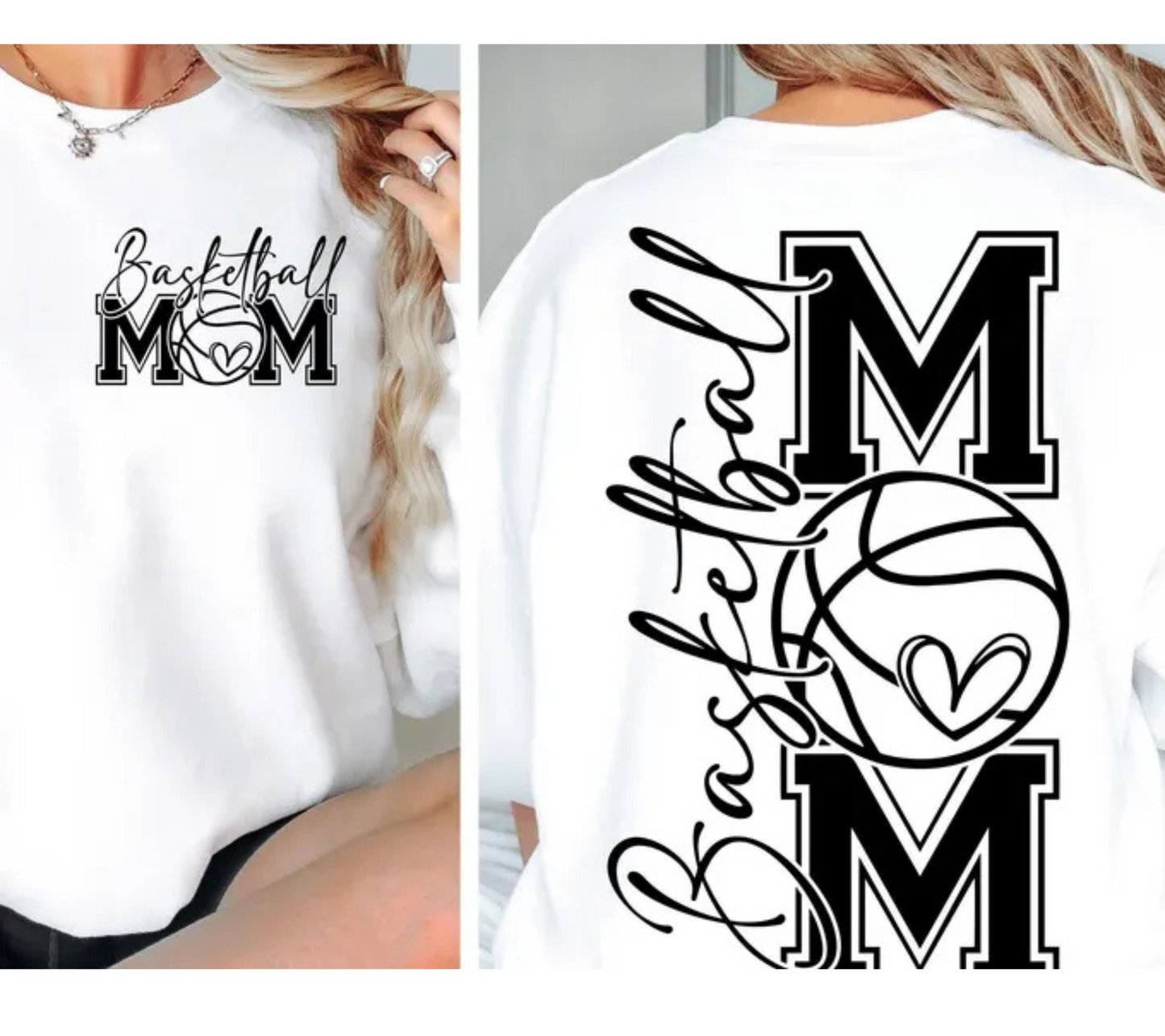 Basketball Mom Script Short Sleeve T-Shirt
