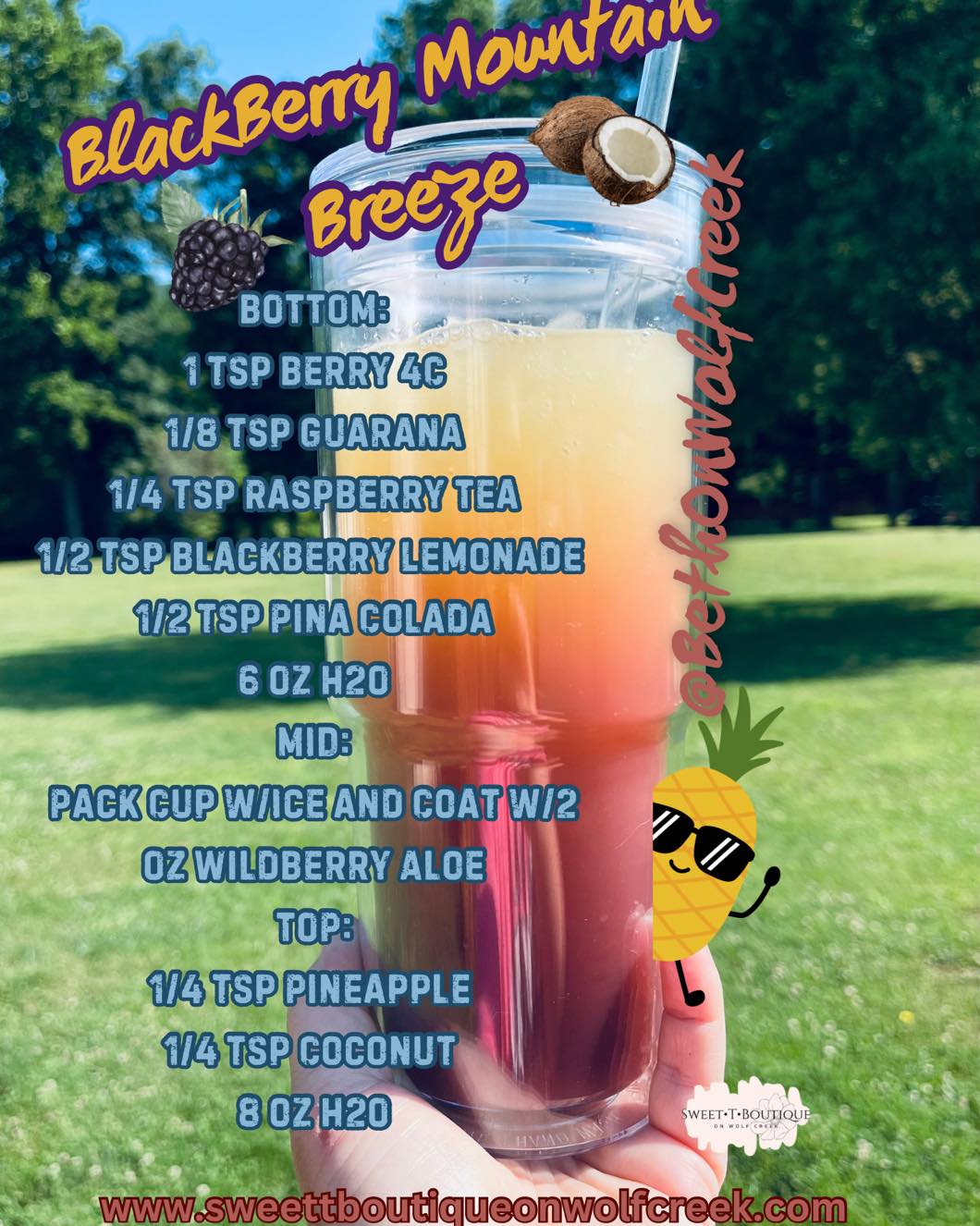 Creekside Regular Menu Single Serve Packs Loaded Tea Bomb