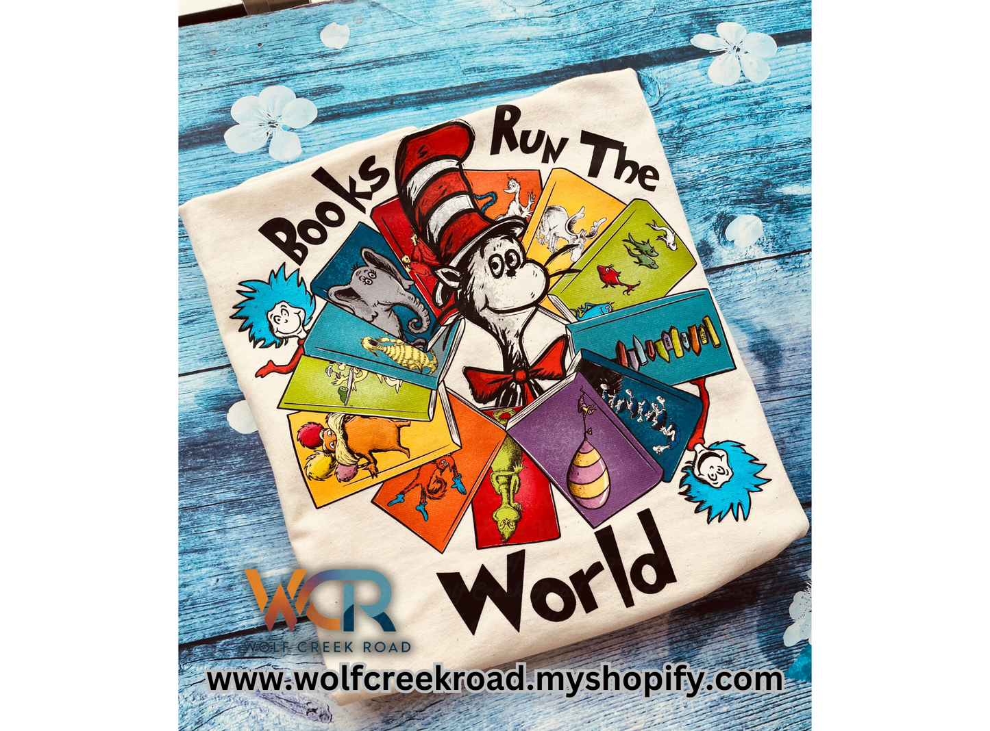 Books Run The World Sweet Tee