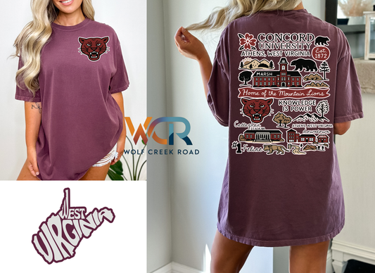 Concord University Campus Shirt