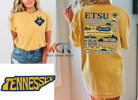 ETSU (Eastern Tennessee State University) Campus Shirt