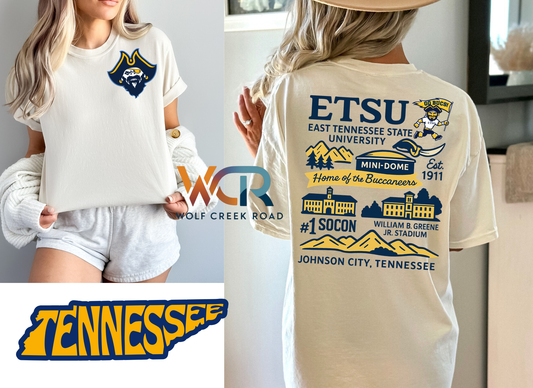 ETSU (Eastern Tennessee State University) Campus Shirt