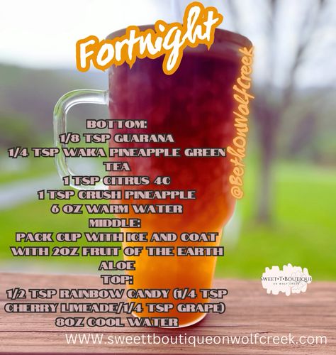 Creekside Regular Menu Single Serve Packs Loaded Tea Bomb