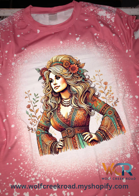 Hippie Dolly Short Sleeve Bleach Tshirt