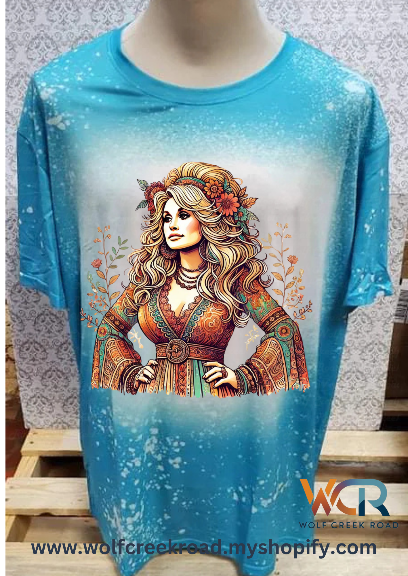 Hippie Dolly Short Sleeve Bleach Tshirt